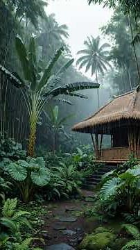 Rainy Forest Cabin 🌧️ Relaxing Rain Sounds | 2 Hours Nature Ambience for Sleep