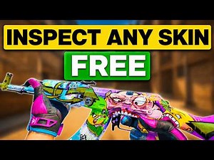 How to INSPECT ANY CS2 SKIN IN-GAME (FREE 2026)