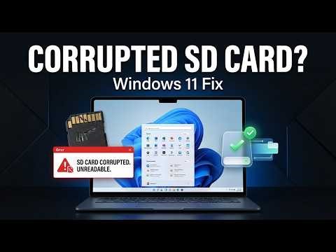 Fix Corrupted SD Card Error on Windows (3 Easy Methods)