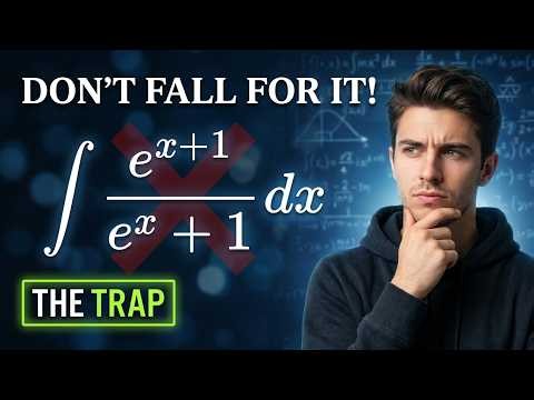 Don't Fall For It! Solving ∫ e^(x+1) / (e^x + 1) dx in 2 Steps 🔥 Smooth Integrals