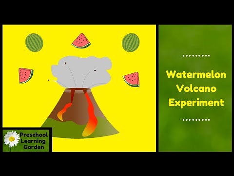 Watermelon Volcano Science Experiment, Science Educational Video for Kids