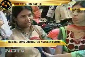Mumbai: Parents queue up for kindergarten forms