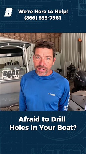 Afraid to drill holes in your boat? We get it. FishBumpTV is breaking down everything you need to know 🛠️ Follow for part 2 of the installation! #boatoutfitters #fishbumpTV #boatupgrades #boating #diy #fishing