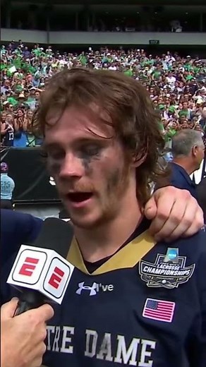 He Won A National Championship On A TORN HAMSTRING 😳🫢 #lacrosse #tough #patkavanagh #ncaa #pll