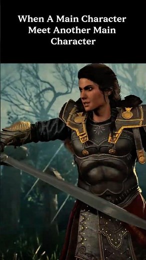 When Two Main Characters Meet Each Other... #assassinscreed