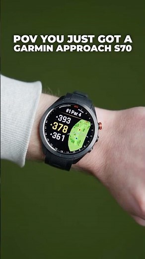 The Garmin Approach S70: Best Golf GPS Watch Available