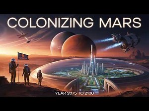 Colonizing Mars Year 2075 to 2100 #mars