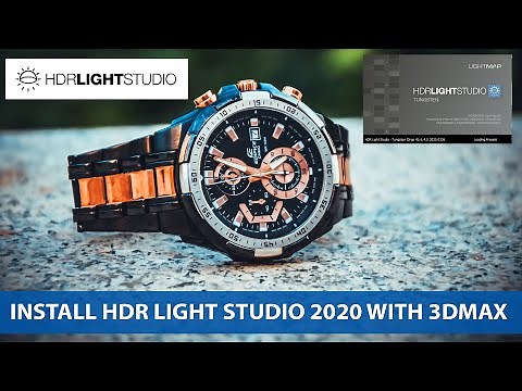 Install HDR Light Studio 2020 with 3dmax live Connection