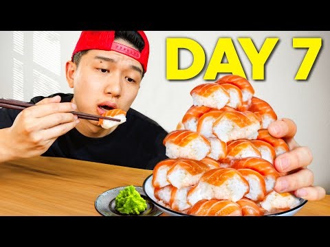 I Ate Sushi for 7 Days STRAIGHT