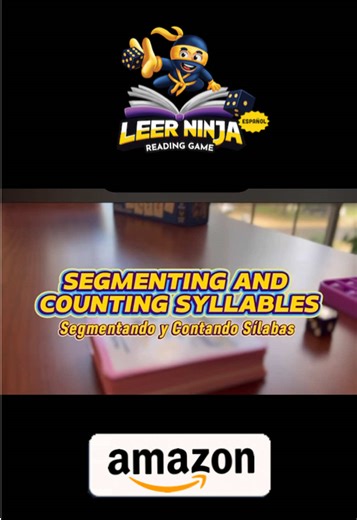 Segmenting and counting syllables with Leer Ninja! 🥷 🎲 🔗LeerNinja.com #teachersoftiktok #maestra #paratiiiiiiiiiiiiiiiiiiiiiiiiiiiiiii #fyp #homeschool
