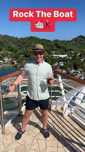 Rock the Boat in Roatan, Honduras! Our first stop!! It’s beautiful!! 😃🌅☀️🛳️😎🏝️ #cruise #bryananddevinfancruise2023 #roatan #honduras #royalcarribean #sun #sea #waves #boat #sailing #dancing #rocktheboat | Bryan Martin