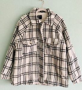 Lumberjack Jacket Grey/white - Etsy Canada