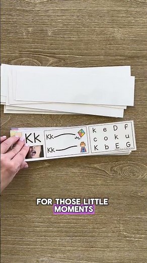 How I Use ABC Fluency Strips for One-on-One Practice in Kindergarten