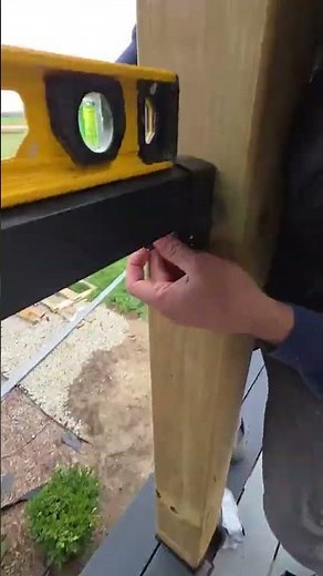 How We Install Deck Railings | Precision Alignment 🔨