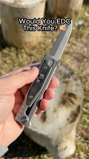 World's Most DANGEROUS Knife Ever?! 💯🤯 Reate EXO-M Gravity Knife #shorts