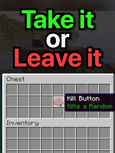 Take It Or Leave It 20❓#minecraft #challenge #gaming | Minecraft Game