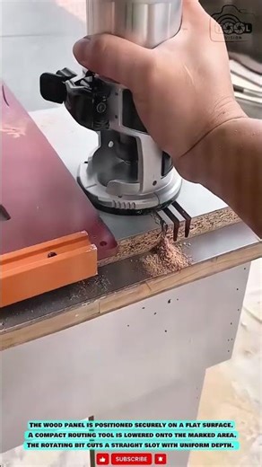 Wood Routing Tool: Slot Cutting for Precise Panel Joinery #innovationtools
