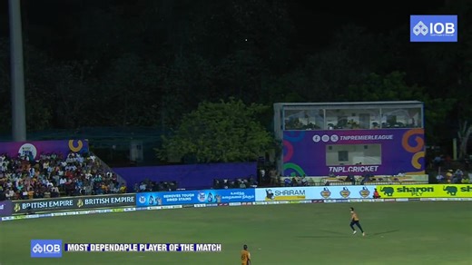 19K views · 186 reactions | Mr. Lakshminarasimhan S - Chief Regional Manager, Indian Overseas Bank, Tuticorin, presenting the "Most Dependable Player of the Match" award, post the NRK vs DD match of TNPL 2025, held in Tirunelveli. #IOB #IndianOverseasBank #GoodPeopleToGrowWith #DFS #RBI #TNPL2025 #TNPL #Cricket #Sports #MostDependablePlayer | Indian Overseas Bank | Facebook