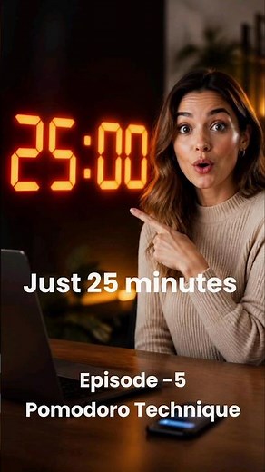 25 minutes can change your Productivity | pomodoro Technique