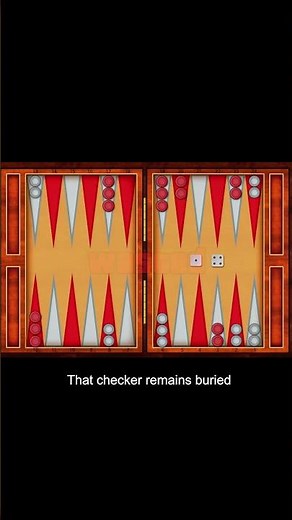 Backgammon Strategy: Avoid Burying Checkers!