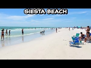Siesta Beach Florida - Siesta Key 4K UHD Walking Tour