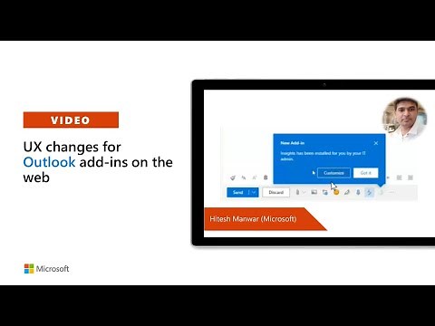 UX changes for Outlook add-ins on the web