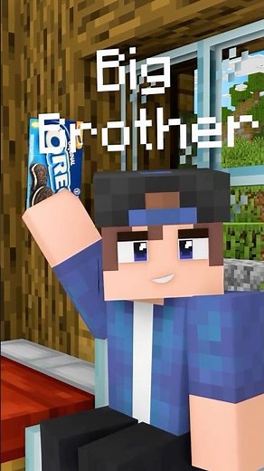 Sibling Rivalry.. Part 2 #shortsfeed #minecraftanimation #minecraft