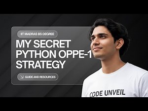 How to Pass the IIT Madras BS Degree Python OPPE 1 Exam (Complete Strategy)