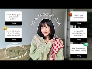 how to design your own crochet pattern | crochet q&a + crochet with me session | moon and baileys