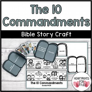 The 10 Commandments Bible Craft, Sunday School Craft