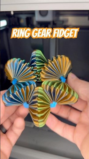 This ring gear fidget is pretty amazing! #fidgettoys #3dprinting