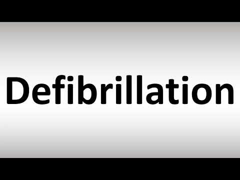 How to Pronounce Defibrillation
