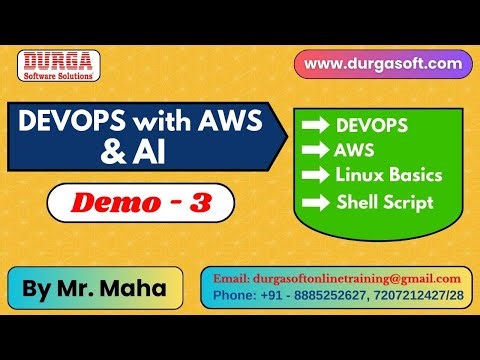 DEVOPS with AWS & AI tutorials || Demo - 3 || by Mr. Maha On 30-12-2025 @8AM (IST)