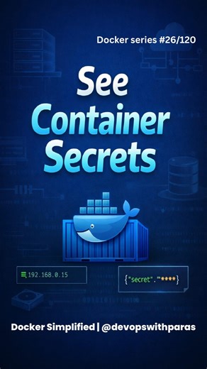 26. docker inspect Reveals Everything | The Most Powerful Docker Debug Command | Simplified Docker