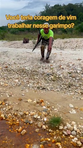 Você teria coragem de vim trabalhar nesse garimpo?