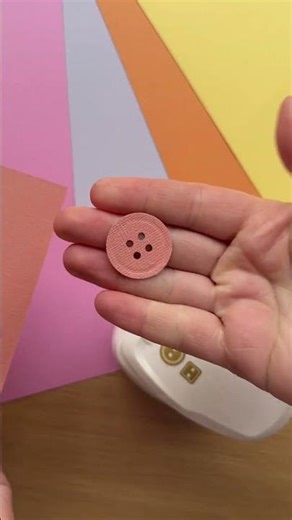 Button Punch for Paper Crafts! #junkjournal #journaling #papercrafts #scrapbooking #cardmaking #diy