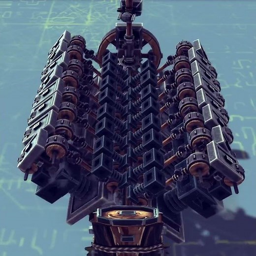 Besiege Engine Model [V8 OHV]