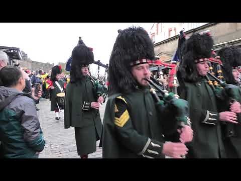 3-SCOTS - The Black Watch Pipes & Drums - Edinburgh [4K/UHD]
