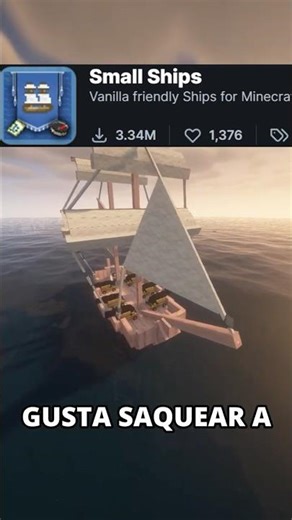 Explora el mar de MINECRAFT con este mod "SMALL SHIPS"