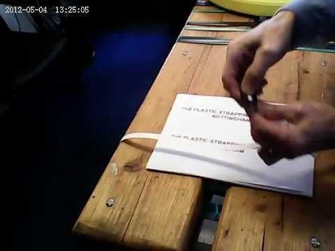 How to thread a plastic buckle