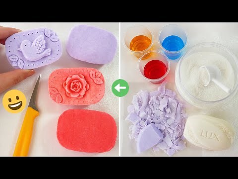 SOAP MAKING | How To Make A New Soap From Soap Scraps | Without Microwave | Super Easy | DIY