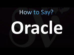 How to Pronounce Oracle (correctly!)