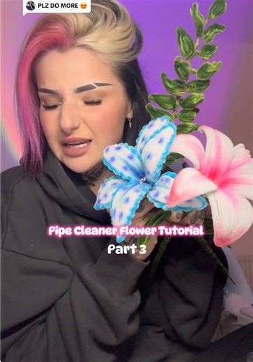 How to Make Easy Pipe Cleaner Flowers with Leaves