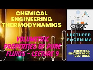 Volumetric Properties of Pure Fluids - Lecture 9 - 7k views👍 #chemicalengineering #gate