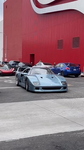 Painted blue Ferrari F40 #ferrari #f40 #ferrarif40 #fblifestyle #supercar #carspotting #luxury | Speedster404