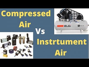 Difference Between Compressed Air and Instrument Air