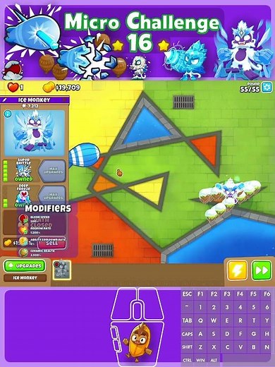 Bloons TD6, Freezing Frozen Bloons, Micro Challenge 16