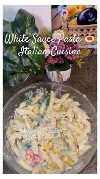 Veg White Sauce Pasta Recipe 🌿 | Healthy & Tasty Meal Prep #foodshorts #reelsindia #ytshorts #food