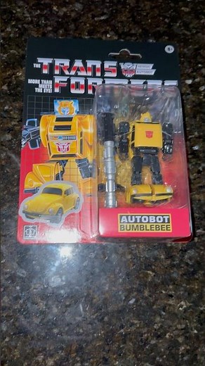 🚨 Transformers Toys Retro G1 Autobot Bumblebee (5”) Action Figure ‪@Walmart‬ 🤖