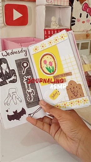 JOURNAL with me 🌷✨#diy #kawaii #journaling #easy #journalsupplies